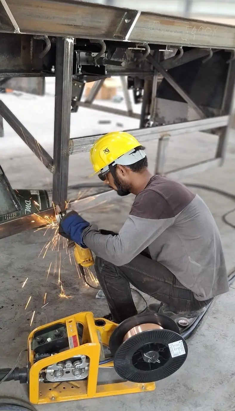 Trained welding team