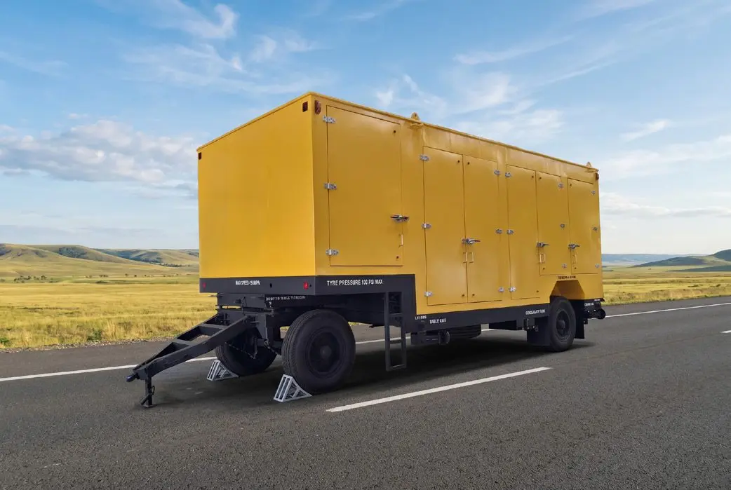 6.5 Mt Canopy Draw Bar Trailer for Compressor