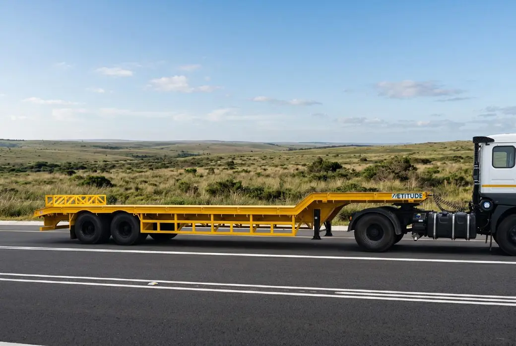 42ft Double Axle Semi Low Bed Trailer